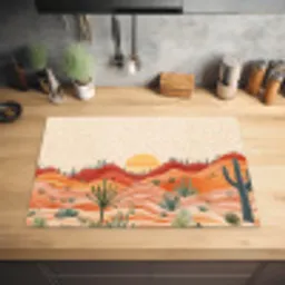 Landschap - Heuvels - Zonsondergang Inductie beschermer vinyl 3mm klein -sfeer5