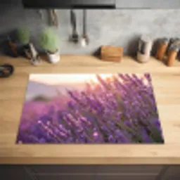 Lavendel - Paars - Zonlicht Inductie beschermer vinyl 3mm klein -sfeer5