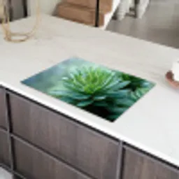 Blad - Plant - Groen - Textuur Inductie beschermer vinyl 3mm klein -sfeer8