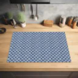 Chic - Bladeren - Groen - Blauw Inductie beschermer vinyl 3mm klein 276 -sfeer5