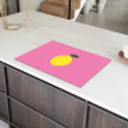 Citroen - Geel - Fris Inductie beschermer vinyl 3mm klein -sfeer8