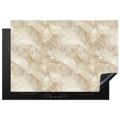 Lichtbeige - Onyx - Subtiel Inductie beschermer vinyl 3mm klein 276 -3d