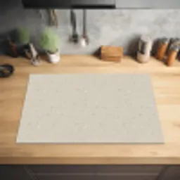 Lichtbeige - Terrazzo - Grijs Inductie beschermer vinyl 3mm klein 276 -sfeer5