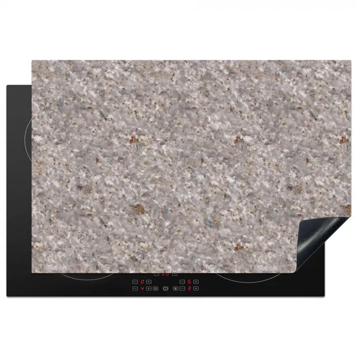 Licht - Grijs - Textuur Inductie beschermer vinyl 3mm klein 276 -3d