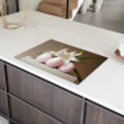Lelies - Eieren - Pasen Inductie beschermer vinyl 3mm klein -sfeer8