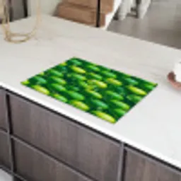 Limoenen - Druppels - Groen Inductie beschermer vinyl 3mm klein 276 -sfeer8