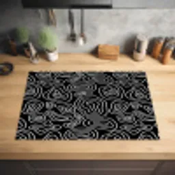 Lijnen - Patronen - Vloeiend - Bogen Inductie beschermer vinyl 3mm klein 276 -sfeer5