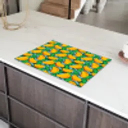 Mango - Golvende - Bladeren Inductie beschermer vinyl 3mm klein 276 -sfeer8