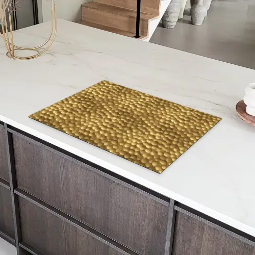 Metaal - Dynamisch - Goud Inductie beschermer vinyl 3mm klein 276 -sfeer8