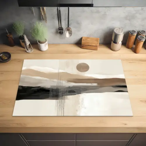 Minimalistisch - Landschap - Dimensie Inductie beschermer vinyl 3mm klein -sfeer5