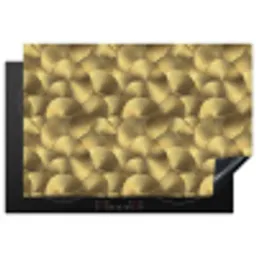 Modern - Cirkel - Goud Inductie beschermer vinyl 3mm klein 276 -3d