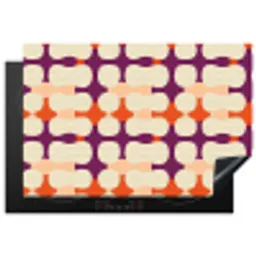 Modern - Patroon - Kleurrijk Inductie beschermer vinyl 3mm klein 276 -3d