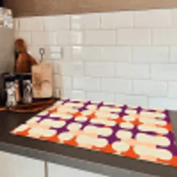 Modern - Patroon - Kleurrijk Inductie beschermer vinyl 3mm klein 276 -sfeer3