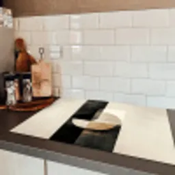 Modern - Vierkant - Vormen Inductie beschermer vinyl 3mm klein -sfeer3