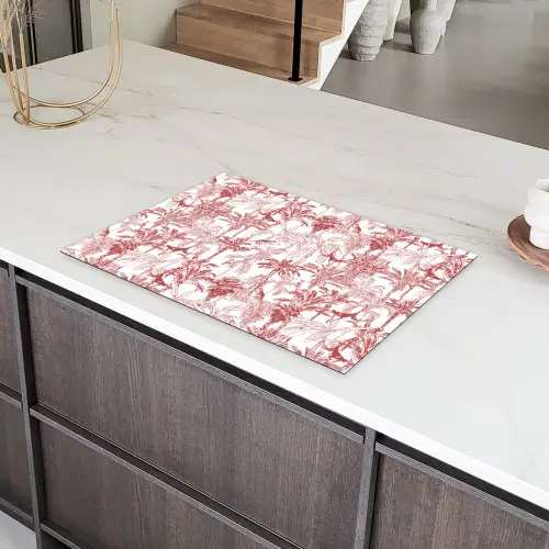 Aap - Oerwoud - Rood Inductie beschermer vinyl 3mm klein 276 -sfeer8