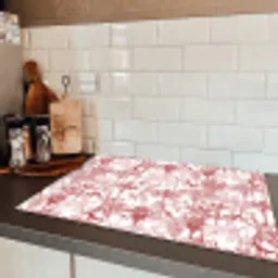 Aap - Oerwoud - Rood Inductie beschermer vinyl 3mm klein 276 -sfeer3