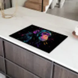 Aap - Verf - Neon - Kleur Inductie beschermer vinyl 3mm klein -sfeer8