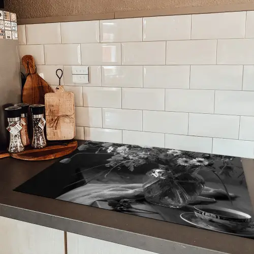 Monochroom Moment Inductie beschermer vinyl 3mm klein -sfeer3