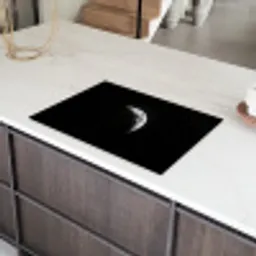 Maan - Hemel - Zwart - Schaduw Inductie beschermer vinyl 3mm klein -sfeer8