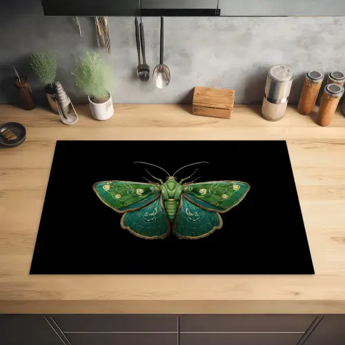 Mot - Levendig - Groen Inductie beschermer vinyl 3mm klein -sfeer5