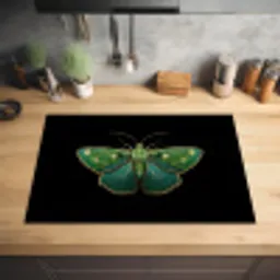 Mot - Levendig - Groen Inductie beschermer vinyl 3mm klein -sfeer5