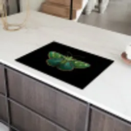 Mot - Levendig - Groen Inductie beschermer vinyl 3mm klein -sfeer8