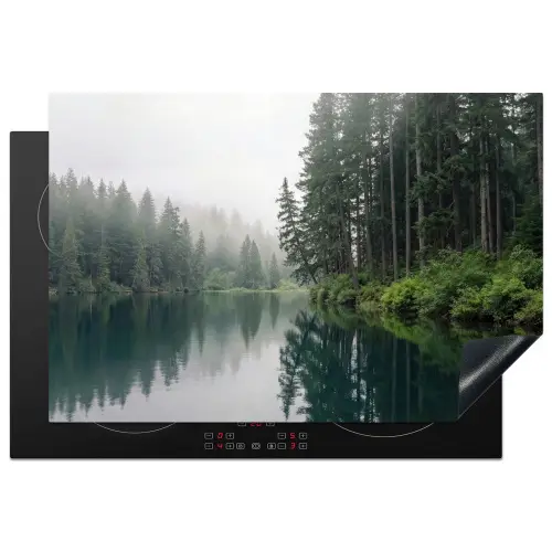Bergen - Meer - Bos Inductie beschermer vinyl 3mm klein -3d