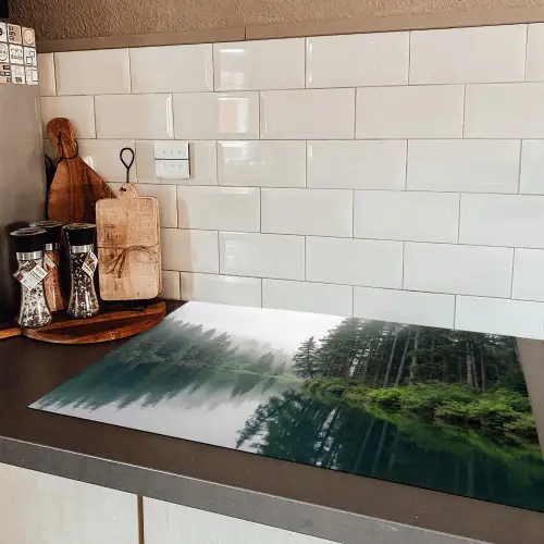 Bergen - Meer - Bos Inductie beschermer vinyl 3mm klein -sfeer3