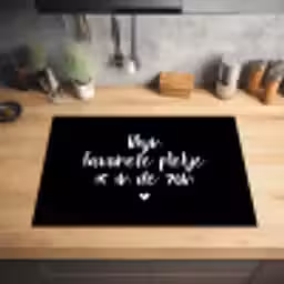 Mijn favoriete plekje is in de zon - Zomer - Tekst - Quotes Inductie beschermer vinyl 3mm middel -sfeer5