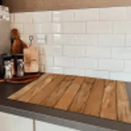 Natuurlijk Eikenhout Inductie beschermer vinyl 3mm klein -sfeer3