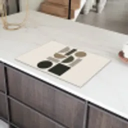 Natuurlijke tinten - Grafisch - Verticale compositie Inductie beschermer vinyl 3mm klein -sfeer8