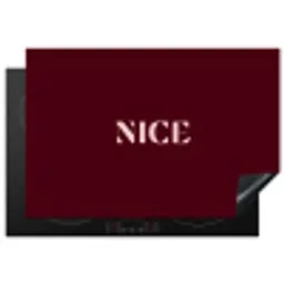 Nice - Bordeaux - Roze Inductie beschermer vinyl 3mm klein -3d
