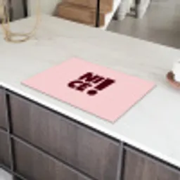 Nice - Uitroepteken - Roze Inductie beschermer vinyl 3mm klein -sfeer8