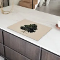 Eikenboom - Schaduw - Egaal Inductie beschermer vinyl 3mm klein -sfeer8