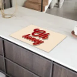 Oh honey - Rood - Schaduw Inductie beschermer vinyl 3mm klein -sfeer8