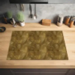Organisch - Lijnen - Goud Inductie beschermer vinyl 3mm klein 276 -sfeer5