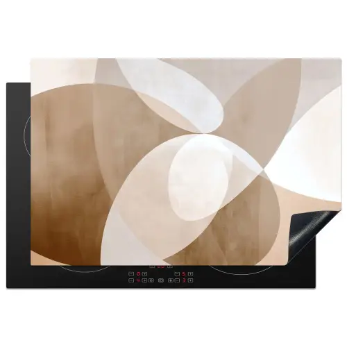 Ovale vormen - Transparant - Zachte overgang Inductie beschermer vinyl 3mm klein -3d
