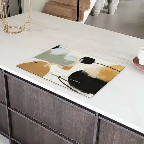 Paint - Abstract - Kleuren Inductie beschermer vinyl 3mm klein -sfeer8