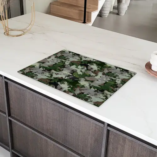 Verfachtig - Boscamouflage - Patroon Inductie beschermer vinyl 3mm klein 276 -sfeer8