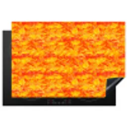 Verf - Oranje - Geel Inductie beschermer vinyl 3mm klein 276 -3d