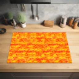 Verf - Oranje - Geel Inductie beschermer vinyl 3mm klein 276 -sfeer5