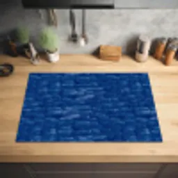 Verf - Strepen - Blauw Inductie beschermer vinyl 3mm klein 276 -sfeer5