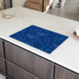 Verf - Strepen - Blauw Inductie beschermer vinyl 3mm klein 276 -sfeer8