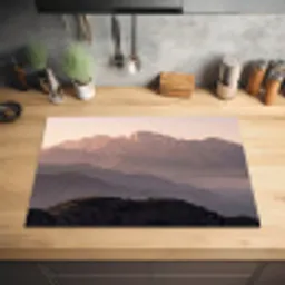 Panorama - Landschap - Bergen Inductie beschermer vinyl 3mm klein -sfeer5