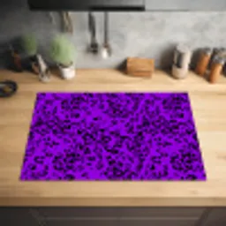 Panterprint - Paars - Patroon Inductie beschermer vinyl 3mm klein 276 -sfeer5