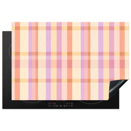 Pastel - uitpatroon - Geometrisch Inductie beschermer vinyl 3mm klein 276 -3d
