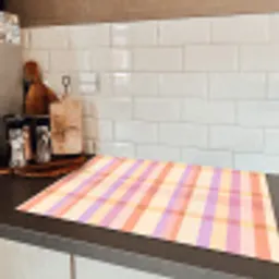 Pastel - uitpatroon - Geometrisch Inductie beschermer vinyl 3mm klein 276 -sfeer3