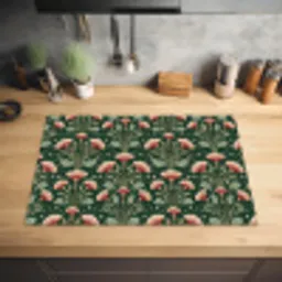 Patroon - Botanisch - Kleurrijk Inductie beschermer vinyl 3mm klein 276 -sfeer5