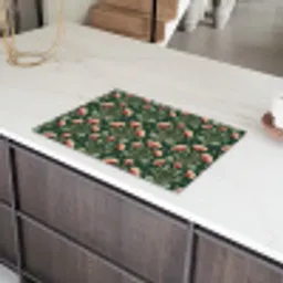 Patroon - Botanisch - Kleurrijk Inductie beschermer vinyl 3mm klein 276 -sfeer8