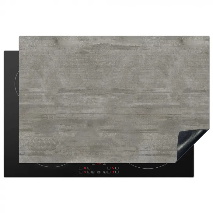Patroon - Beton - Grijs Inductie beschermer vinyl 3mm klein 276 -3d